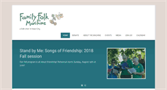 Desktop Screenshot of familyfolkmachine.org